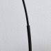Lindby Bogenlampe Stehlampe Schwarz Gold mit Fußschalter Standleuchte Metall Leselampe-Stehlampe Wohnzimmer 1x E27 max. 60W ohne Leuchtmittel - BIDEG7WH