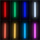 Northpoint LED Stehlampe Lichtsäule Standleuchte Stehleuchte dimmbar Farbwechsel und Musikfunktion Licht reagiert auf abgespielte Musik mit Fernbedienung - BJTTE54J