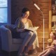 Stehlampe LED 12W Anten Loncur Weiß Hohle Sofalampe Dimmbar Standleuchten Wohnzimmer Fernbedienung und Touch-Steuerung Stehleuchte mit 360° Verstellbarem Schwanenhals für Schlafzimmer Büro - BNJGOK4E