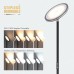 Stehlampe Led Dimmbar Deckenfluter 30W mit 4 Farbtemperaturen Fernbedienung &Touch Steuerung 1H Timer Stehleuchte für Wohnzimmer Schlafzimmer Büro Grau - BRNGTK5D