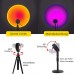 Sunset Lamp Sunset Projection Stehleuchte Sunset Projection LED-Licht mit USB Sonnenuntergang lampe 360 ° Drehung Romantic Visual Mood Lighting Lampe für Schlafzimmer Dekor Stativbasis - BAOOCQ1W