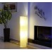 Trango 1213L Modern Design LED Stehlampe *OSLO* Reispapier Lampe in eckig mit beigefarbenem Lampenschirm Stehleuchte 125cm Hoch incl. 2x E14 LED Leuchtmittel Wohnzimmer Stehleuchte 100% *HANDMADE* - BHDQUQ81