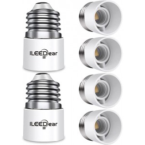 6 Stück E27 auf E14 Adapter Konverter lampenfassung e27 e27 fassung Hochtemperaturbeständiger Lampensockel für LED-Lampen - BEOREWW1