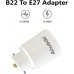 Aiwode B22 auf E27 Adapter Konverter,Hochwertige Lampensockel Konverter für LED Lampen und Glühlampen und CFL-Lampen,Maximale Leistung 200W,0~250V,120 Grad Hitzebeständig,10er-Pack. - BKTTTQ72