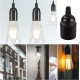 DiCUNO E27 vintage solide Lampenfassung aus Bakelit Kunststoff Keramik Messingfassung Edison Retro Schraube Glühbirne Adapter für E27 Lampen 4er Set - BSCBO24K