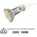 EACLL GU10 Lampenfüße Sockel Lampenfassung aus Keramik 10er-Pack Sparsame und Praktische mit Hochwertigem Silikonkabel Anschließen Fassungen für GU10 LED Lampen und Halogen - BWQCFEQD