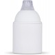 Glattmantel Lampenfassung E27 aus Thermoplast creme-weiß mit Zugentlastung 1x Stück - BFOLMKB5