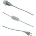 GURU SHOP Anschlusskabel Steckerleitung Zuleitung Lampen Kabel mit Schalter Fassung Einzeln Verpackt 4m Weiß E14 Farbe: Weiß E14 Elektrozubehör - BOVQLQA6