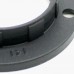 SET E14 Fassung schwarz Gewindemantel + 2x Schraubring Rastkappe mit Gewinde M10x1 Thermoplast Schraubfassung für Glühlampe und LED - BXXOD65W