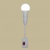 STBTECH Plug in LED Wandleuchten mit Flexible Schwanenhals Lampenfassung Fassung mit Ein Aus-Schalter,E27 Steckdosenlampe Arbeitsleuchten,ohne Glühbirne - BAPCMWWH