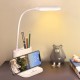 HDCOOL Schreibtischlampe LED Dimmbar 2 Farbmod und Schreibtischlampe Touch Control-Taste Schwanenhals Lampe mit USB-Ladeanschluss Energiesparende Tragbare zum Lesen im Bürowohnheimweiß - BKPVA9JQ