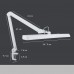 Neatfi Neues Modell XL 2,500 Lumen LED-Tischlampe EU Stecker 30W,162 Stück Smd Leds 22 Zoll breite Lampe Dimmbar Weiß mit Klemme - BCZDMN42