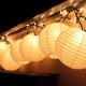 LIHAO 10er weiße Papier Laterne Lampions rund Lampenschirm mit 10 Pcs Warmweiß Mini LED-Ballons Lichter Hochzeit Dekoration Papierlaterne Verschiedene Größen - BQXWO328