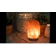 Himalaya Salzlampe mit Dimmschalter 5-7 kg handgemachtes Naturprodukt aus Punjab Pakistan mit energieeffizientem LED-Leuchtmittel - BWPJTJJA