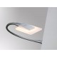 LED Bettleuchte Leseleuchte Flexleuchte Nachttischlampe Leselampe Nachtlicht Modell:2er SET silbergrau - BEPMTW52