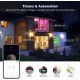 Lepro Nachttischlampe Touch Dimmbar Smart LED Tischlampe WiFi mit Timing Funktion Nachtlicht 2000K-6000K Warmweiß RGB bis zu 16 Millionen Farben Kompatibel mit Alexa Google Home - BTLIR9KK