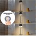 Metall LED Akku-Tischlampe Akkubetrieben mit Touch-Schalter für Innen und Außenbereich 8 Farben verfügbar und wasserdicht IP54 für Schlafzimmer Lesen Arbeit Bar Restaurant Dunkelgrau - BLCYLK14