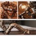 Retro-Stil Kreative Persönlichkeit Eisen Roboter Wasser Rohre Industrie Tischlampe Steampunk E27 Nachttischlampen Study Cafe Bar [Energieklasse A++] - BZDTDVDN