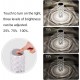 Rose Rays Crystal Diamond Table Lamp Touch Control Color Changing LED Crystal Rose Bedside Desk Lamp with USB Charging Port 16colors+Remote ControlRechargeable - BPNTC3B1