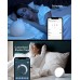 Smart Nachttischlampe Touch Dimmbar EASEMO Alexa & Google Home Tischlampe Dimmbare Lampe mit APP Wi-Fi und Sprachsteuerung Nachtlicht mit 256 RGB Wechselnde Nachtlicht für Wohnzimmer & Büro - BPKFK25N