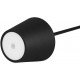 V-TAC Dimmbare LED-Tischlampe Kabellos mit Touch-Bedienung Wiederaufladbar Schwarz Lampe für den Innen und Draußen Außenbereich IP54 4400-mAh-Akku Warmweiß 3000K 2W VT-7522 - BKRCP52J
