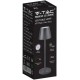 V-TAC Dimmbare LED-Tischlampe Kabellos mit Touch-Bedienung Wiederaufladbar Schwarz Lampe für den Innen und Draußen Außenbereich IP54 4400-mAh-Akku Warmweiß 3000K 2W VT-7522 - BKRCP52J