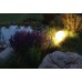 Kugelleuchte Gartenlampe 30cm mit Erdspieß für Aussen IP44 1,5m Kabel E27 Fassung Wetterfest Hitze- & Frost beständig bleicht nicht aus - BNOGWAA2
