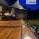 lambado® LED Bodenstrahler flach für Aussen IP67 Wasserdicht & Befahrbar inkl. 5W Strahler dimmbar warmweiss Bodeneinbaustrahler Bodenleuchte rund aus Edelstahl für Terrasse & Garten - BLMQI3QA