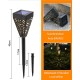 LHYCS Solarleuchten 6 Stücke Solarlampen für Außen Garten Wasserdicht LED Solar Gartenleuchten für Terrasse Rasen Gehweg Auffahrt Hof Dekor - BBJLD555