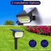 LOTMOS Solarstrahler für Außen [4 Stück 72 LED] Solarlampen für Außen Garten IP67 Wasserdicht LED Solar Gartenleuchten Solar Wandleuchte Solar Strahler Außen Solarleuchten für Außen Warmweiß - BZZUONAV