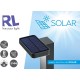 Reality Leuchten LED Solar Außenwegeleucht Esquel R42261142 Kunststoff anthrazit Bewegungsmelder inkl. 4.5 Watt LED - BQXWR8E6