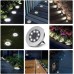 Solar Bodenleuchten infray solarlampen für Außen Solarleuchten Solarlampen Gartenleuchten mit 8 LED Solarlicht Garten Licht IP65 Wasserdicht für Weg Garten Rasen Patio und Hof kaltweiß 8er - BMJVX9VV