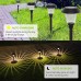 Solarleuchte Garten 8 Stück Solarlampen für Außen LED Outdoor Leuchten Wasserdicht Auto Ein Aus Solar Wegeleuchte Beleuchtung Dekoration für Garten Patio RasenWarm Weiß 43.7cm - BMANOK21
