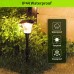 Solarleuchte Garten 8 Stück Solarlampen für Außen LED Outdoor Leuchten Wasserdicht Auto Ein Aus Solar Wegeleuchte Beleuchtung Dekoration für Garten Patio RasenWarm Weiß 43.7cm - BMANOK21