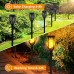 Solarleuchten Garten Außen Mit Zubehör 4 Stück Solar Fackel Gartenfackeln mit Realistischer Flammeneffekt IP68 Wasserdicht Solarlampe für Außen Hinterhöfe Balkon Gärten Rasen Beleuchtung - BYDQAVQN