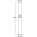 Steinel LED Gartenleuchte GL 60 S Wegeleuchte mit 360° Bewegungsmelder Max. 12 m Reichweite 9.78 W Edelstahlgehäuse - BZRIG21V