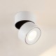 Arcchio LED Deckenlampe 'Rotari' Modern in Weiß aus Aluminium u.a. für Flur & Treppenhaus 1 flammig inkl. Leuchtmittel Deckenleuchte Wandleuchte Strahler Spot Lampe Flurleuchte - BZXLVDAM
