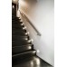 Conceptrun Premium LED Wandeinbauleuchte für Treppen Möbel Flur etc. Modell: WB5 warmweiß 230V AC Treppenlicht mit rundem Korpus aus Satinglas und Edelstahlfront - BHGMFK86