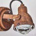 Lightbox Industrial Wandstrahler Wandspot im Vintage Look mit schwenkbarem Kopf Metall Rost - BGCLD66H