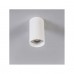 QAZQA Modern Moderner Fleck weiß Tuba 1 I Wohnzimmer I Schlafzimmer Stahl Zylinder LED geeignet GU10 - BXNNI486