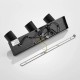 Arcchio Strahler 'Brinja' Modern in Schwarz aus Metall u.a. für Flur & Treppenhaus 3 flammig GU10 Deckenlampe Deckenleuchte Lampe Spot Flurleuchte - BGMZSVH9