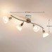 Lindby LED Deckenlampe Spotbalken drehbar und schwenkbar Deckenstrahler inkl. 4x 4,5W E14 LED austauschbar 1880 Lumen Strahler Spot - BYLUSNV7