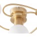 Lindby LED Deckenleuchte 'Ciala' Modern in Gold Messing aus Metall u.a. für Wohnzimmer & Esszimmer 4 flammig E14 inkl. Leuchtmittel Lampe LED-Deckenlampe Deckenlampe Wohnzimmerlampe - BYMOA7KN