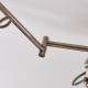 Lindby LED Deckenleuchte 'Perseas' Retro Vintage Antik in Bronze aus Metall u.a. für Wohnzimmer & Esszimmer 6 flammig GU10 inkl. Leuchtmittel Lampe LED-Deckenlampe Deckenlampe - BCGZKA7H