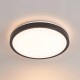 Lindby LED Deckenleuchte 'Villum' Modern in Schwarz u.a. für Arbeitszimmer & Büro 1 flammig inkl. Leuchtmittel Lampe LED-Deckenlampe Deckenlampe Arbeitszimmerleuchte - BQVKOEH5
