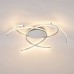 Lindby LED Deckenleuchte 'Yareli' dimmbar Modern in Alu aus Metall u.a. für Wohnzimmer & Esszimmer 1 flammig inkl. Leuchtmittel Lampe LED-Deckenlampe Deckenlampe Wohnzimmerlampe - BKLBAA2K