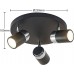 Lindby Strahler 'Esami' Modern in Schwarz aus Metall u.a. für Flur & Treppenhaus 3 flammig GU10 Deckenlampe Deckenleuchte Lampe Spot Flurleuchte - BJZFSK1Q