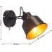 Lindby Strahler 'Mirlinda' Vintage Industriell in Schwarz aus Metall u.a. für Wohnzimmer & Esszimmer 1 flammig E14 Deckenlampe Deckenleuchte Lampe Spot Wohnzimmerlampe - BJTEC5KN