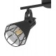 Lindby Strahler 'Yusei' in Schwarz aus Metall u.a. für Wohnzimmer & Esszimmer 2 flammig E27 Deckenlampe Deckenleuchte Lampe Spot Wohnzimmerlampe - BSRQQ6AK