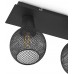 Lindby Strahler 'Zerda' Modern in Schwarz aus Metall u.a. für Wohnzimmer & Esszimmer 2 flammig E14 Deckenlampe Deckenleuchte Lampe Spot Wohnzimmerlampe - BGHIMKNA